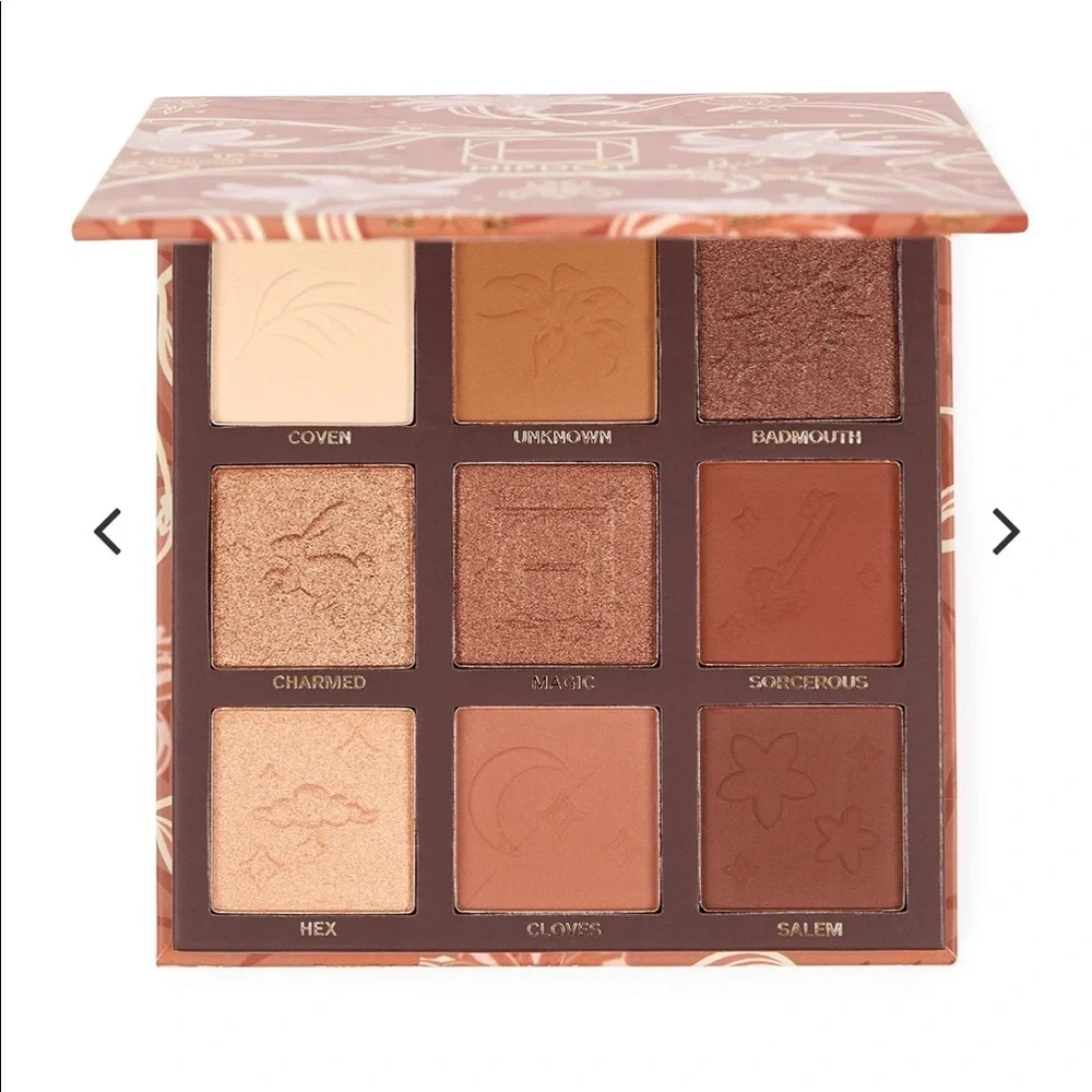 🌿 HIPDOT WITCHY WARMS PRESSED PIGMENT & GLITTER PALETTE
